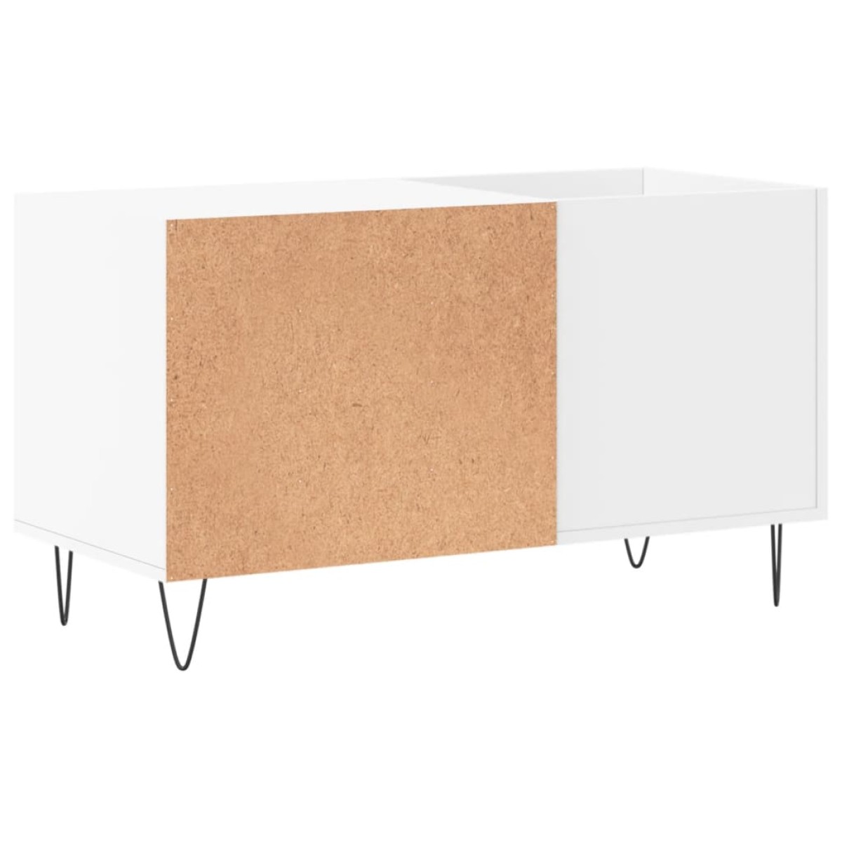 vidaXL Δισκοθήκη Λευκή 85 x 38 x 48 εκ. από Επεξεργασμένο Ξύλο