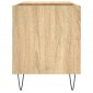 vidaXL Δισκοθήκη Sonoma Δρυς 85 x 38 x 48 εκ. από Επεξεργασμένο Ξύλο