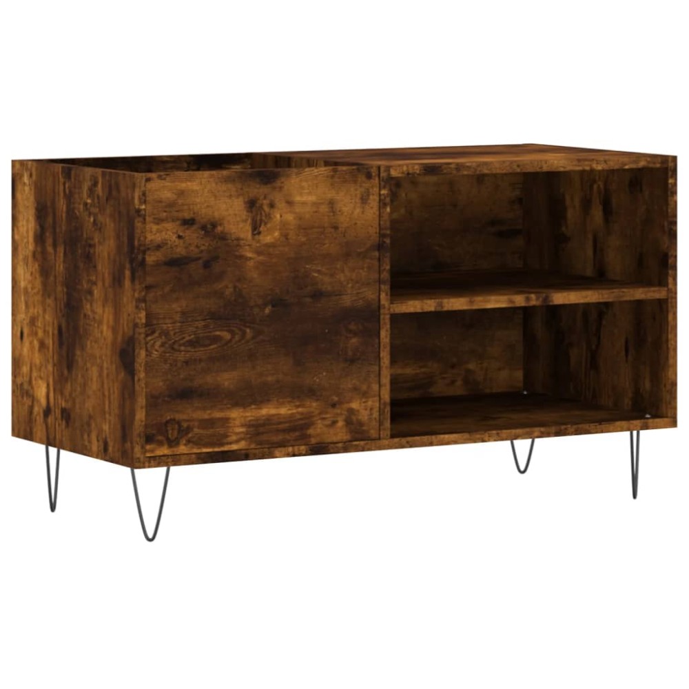 vidaXL Δισκοθήκη Καπνιστή Δρυς 85 x 38 x 48 εκ. από Επεξεργασμένο Ξύλο