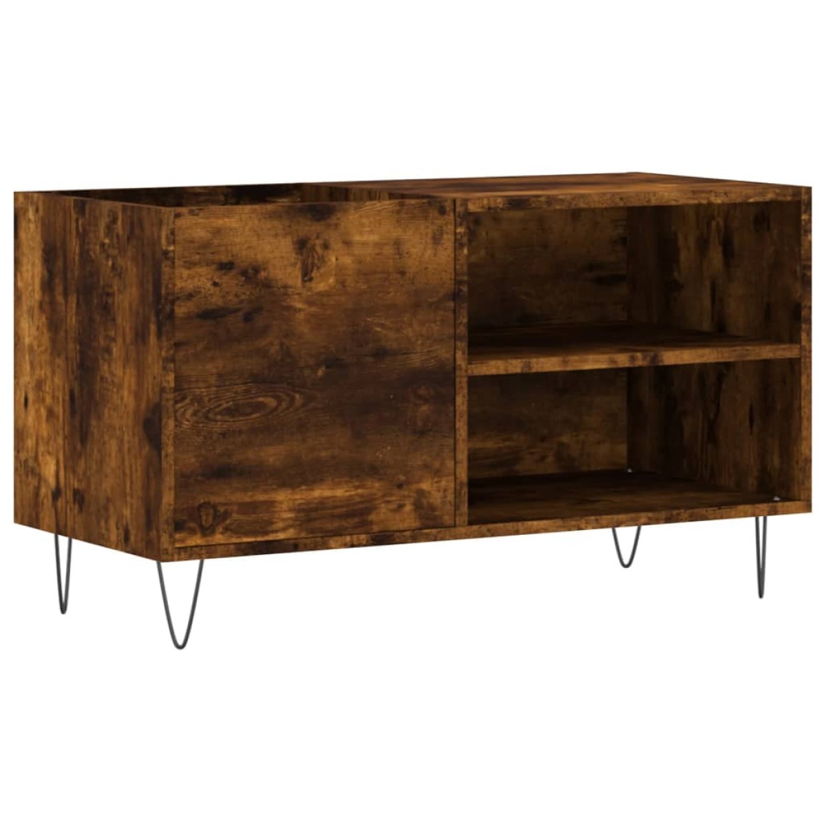 vidaXL Δισκοθήκη Καπνιστή Δρυς 85 x 38 x 48 εκ. από Επεξεργασμένο Ξύλο