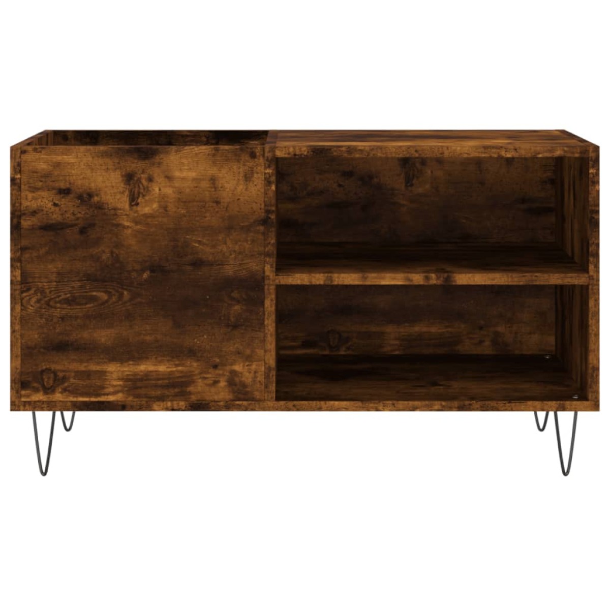 vidaXL Δισκοθήκη Καπνιστή Δρυς 85 x 38 x 48 εκ. από Επεξεργασμένο Ξύλο