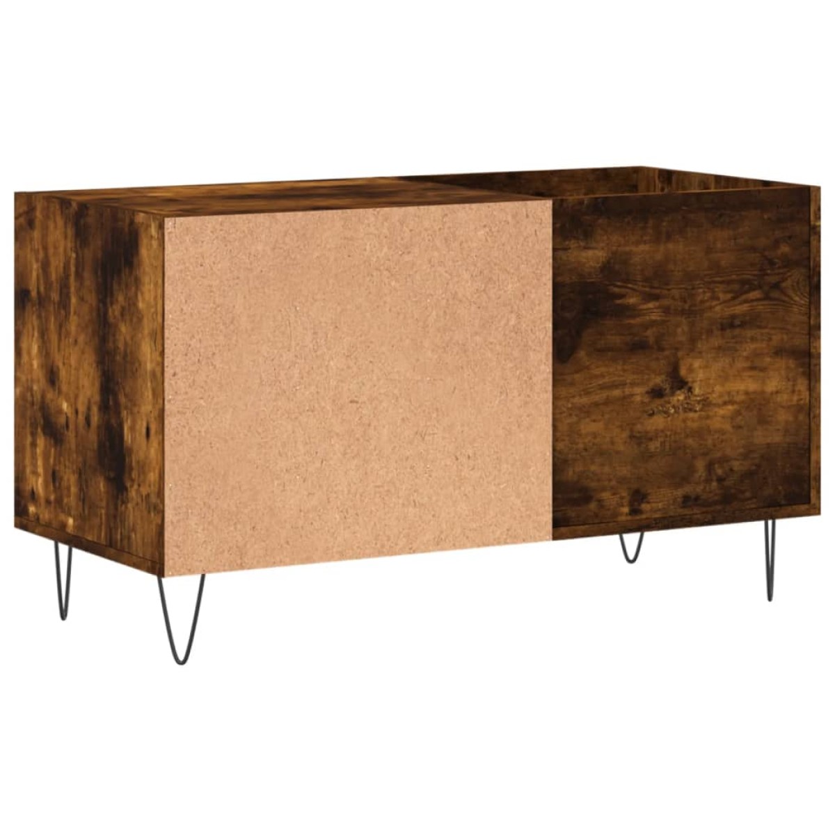 vidaXL Δισκοθήκη Καπνιστή Δρυς 85 x 38 x 48 εκ. από Επεξεργασμένο Ξύλο