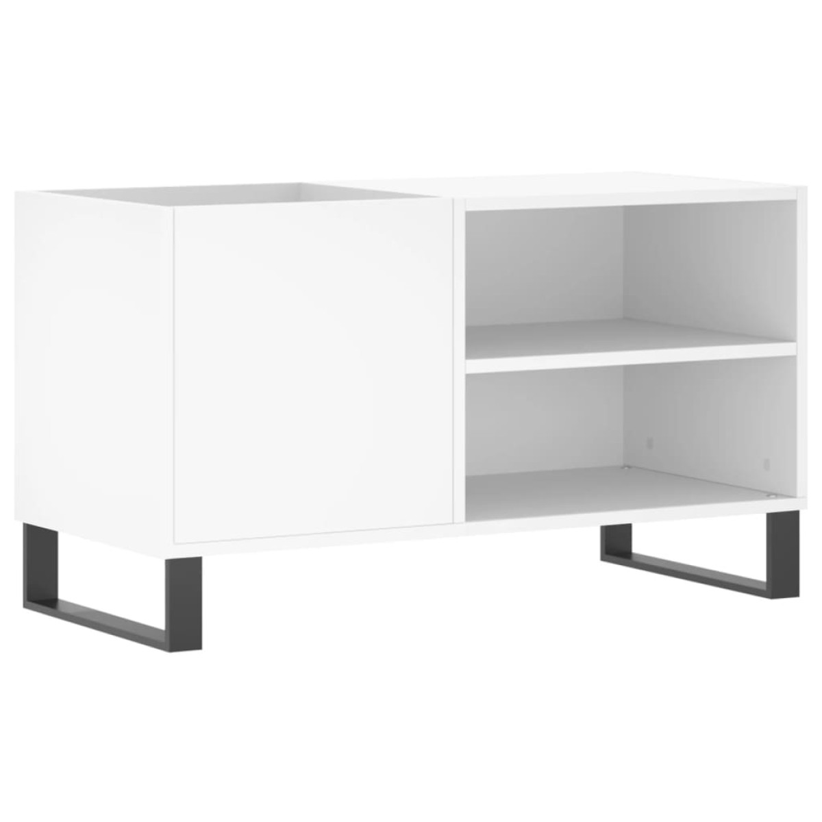vidaXL Δισκοθήκη Λευκή 85 x 38 x 48 εκ. από Επεξεργασμένο Ξύλο