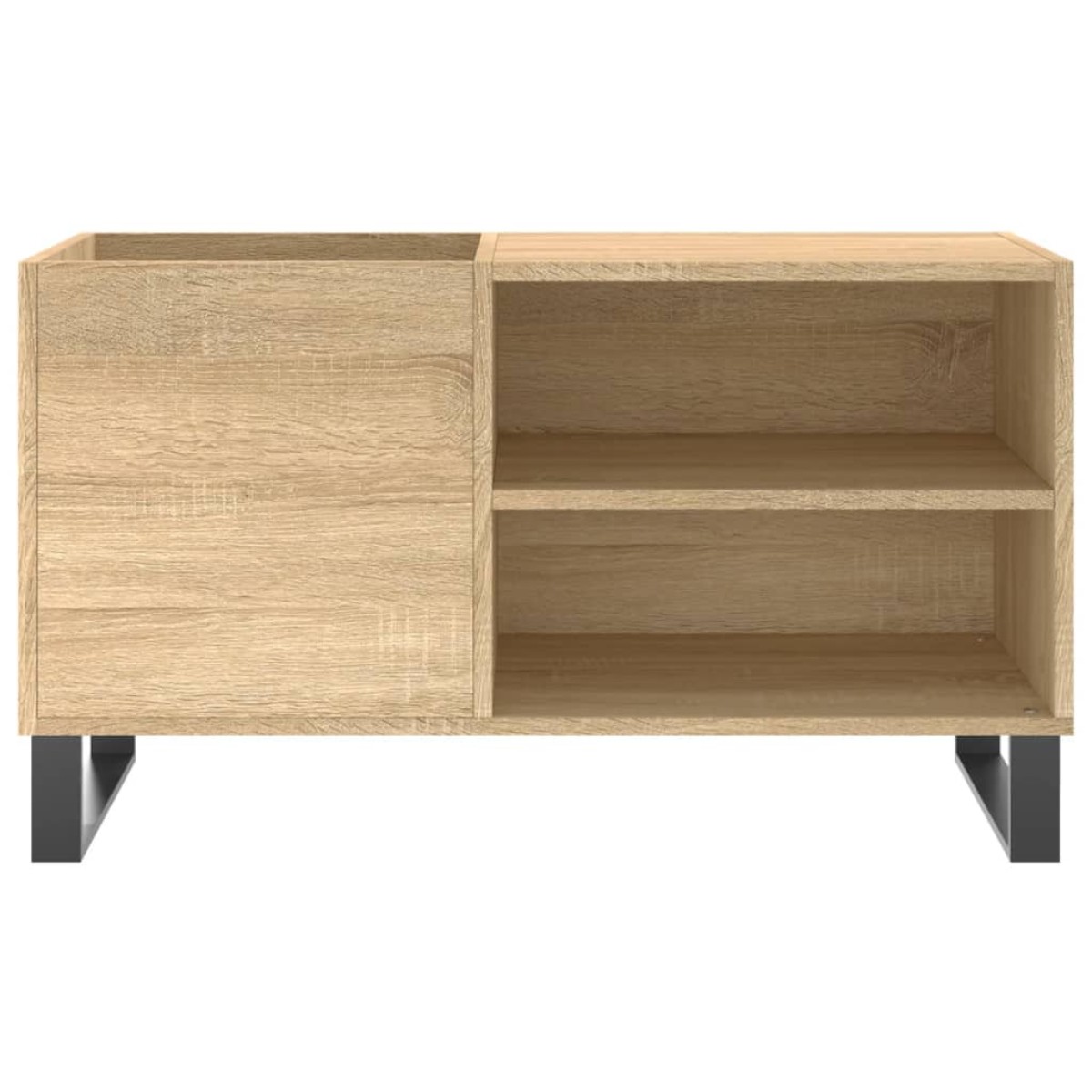 vidaXL Δισκοθήκη Sonoma Δρυς 85 x 38 x 48 εκ. από Επεξεργασμένο Ξύλο