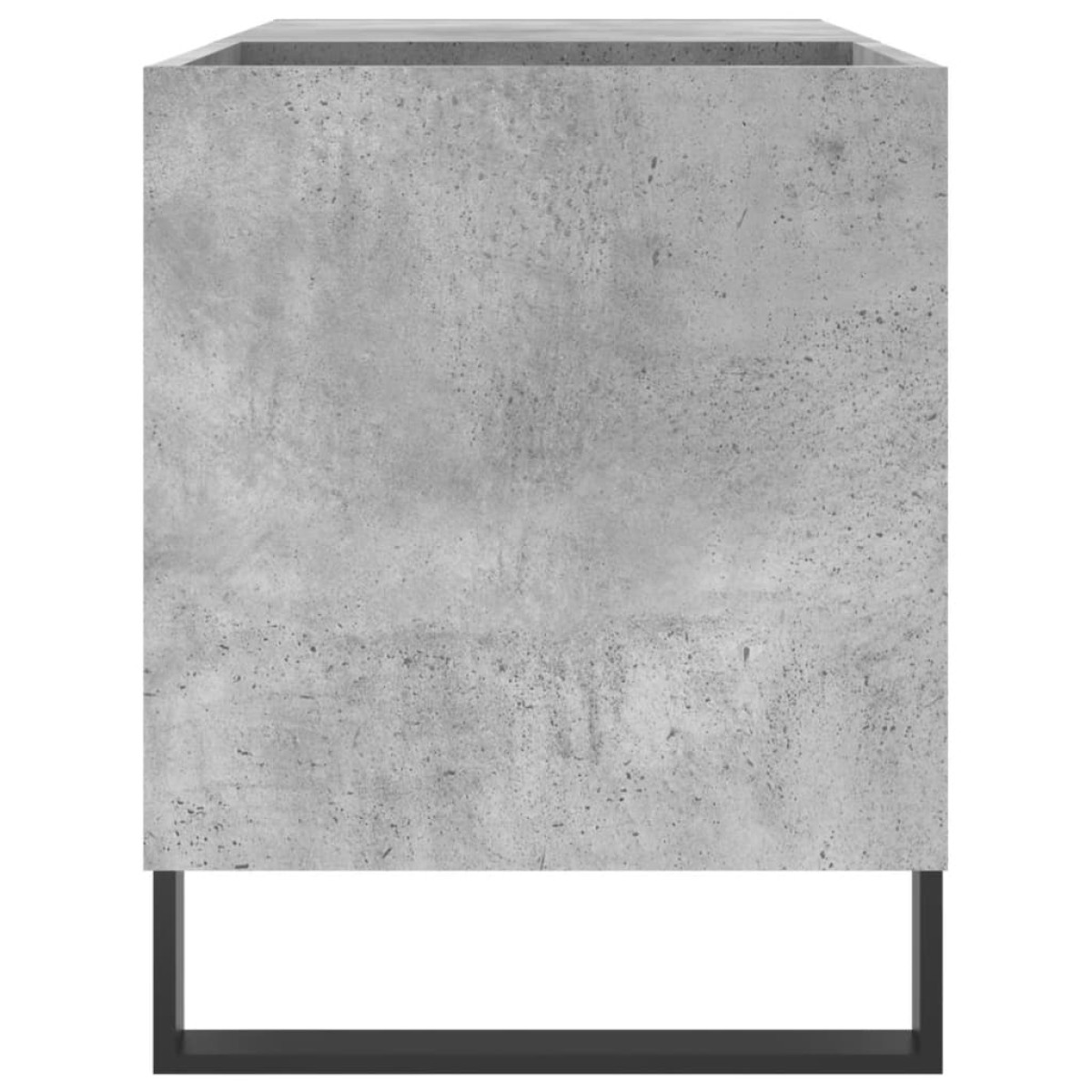 vidaXL Δισκοθήκη Γκρι Σκυροδέματος 85 x 38 x 48 εκ. από Επεξεργ. Ξύλο