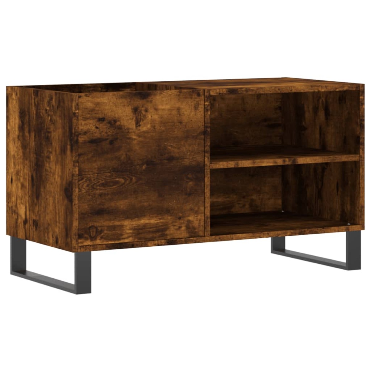 vidaXL Δισκοθήκη Καπνιστή Δρυς 85 x 38 x 48 εκ. από Επεξεργασμένο Ξύλο