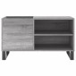 vidaXL Δισκοθήκη Γκρι Sonoma 85 x 38 x 48 εκ. από Επεξεργασμένο Ξύλο