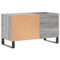 vidaXL Δισκοθήκη Γκρι Sonoma 85 x 38 x 48 εκ. από Επεξεργασμένο Ξύλο