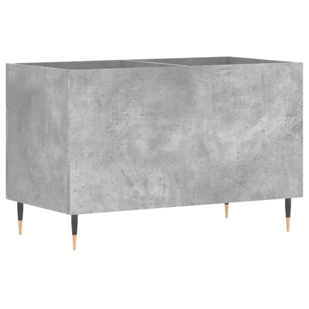 vidaXL Δισκοθήκη Γκρι Σκυροδέματος 74,5x38x48 εκ. Επεξεργασμένο Ξύλο