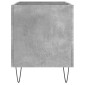 vidaXL Δισκοθήκη Γκρι Σκυροδέματος 74,5x38x48 εκ. Επεξεργασμένο Ξύλο