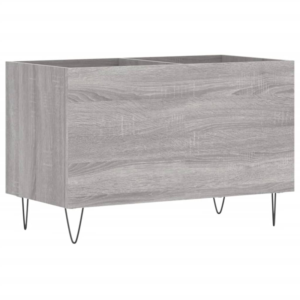 vidaXL Δισκοθήκη Γκρι Sonoma 74,5 x 38 x 48 εκ. από Επεξεργασμένο Ξύλο