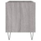 vidaXL Δισκοθήκη Γκρι Sonoma 74,5 x 38 x 48 εκ. από Επεξεργασμένο Ξύλο