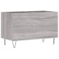 vidaXL Δισκοθήκη Γκρι Sonoma 74,5 x 38 x 48 εκ. από Επεξεργασμένο Ξύλο
