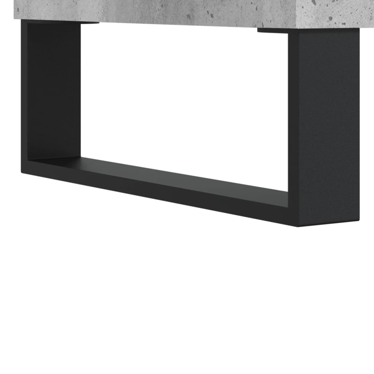 vidaXL Δισκοθήκη Γκρι Σκυροδέματος 74,5x38x48 εκ. Επεξεργασμένο Ξύλο
