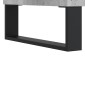 vidaXL Δισκοθήκη Γκρι Σκυροδέματος 74,5x38x48 εκ. Επεξεργασμένο Ξύλο
