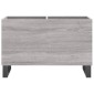 vidaXL Δισκοθήκη Γκρι Sonoma 74,5 x 38 x 48 εκ. από Επεξεργασμένο Ξύλο