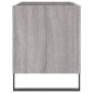 vidaXL Δισκοθήκη Γκρι Sonoma 74,5 x 38 x 48 εκ. από Επεξεργασμένο Ξύλο