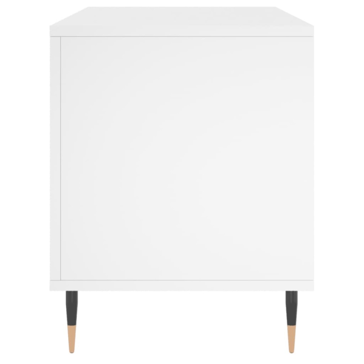 vidaXL Έπιπλο Δίσκων Λευκό 100 x 38 x 48 εκ. από Επεξεργασμένο Ξύλο
