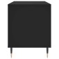 vidaXL Έπιπλο Δίσκων Μαύρο 100 x 38 x 48 εκ. από Επεξεργασμένο Ξύλο