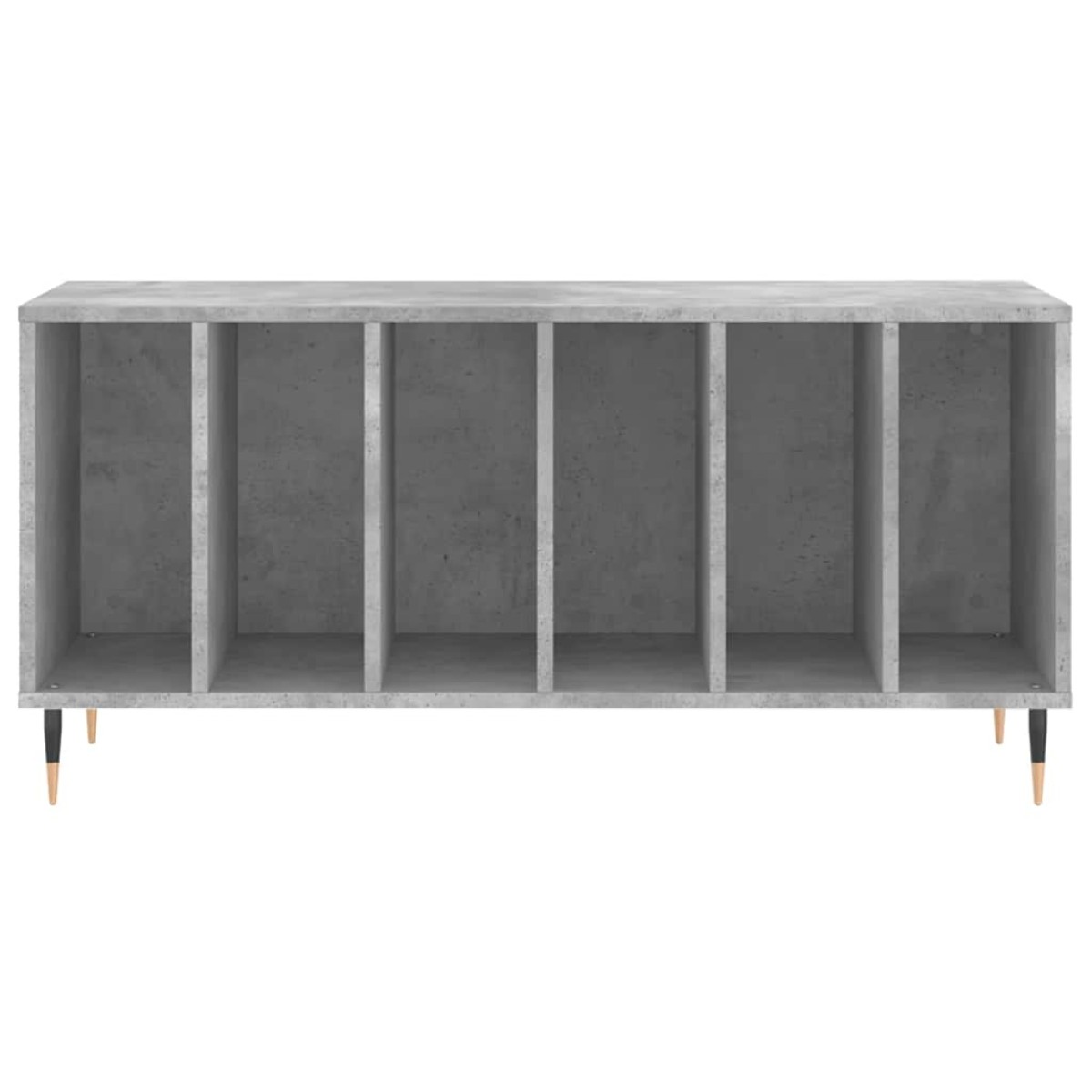 vidaXL Έπιπλο Δίσκων Γκρι Σκυροδέματος 100x38x48 εκ Επεξεργασμένο Ξύλο