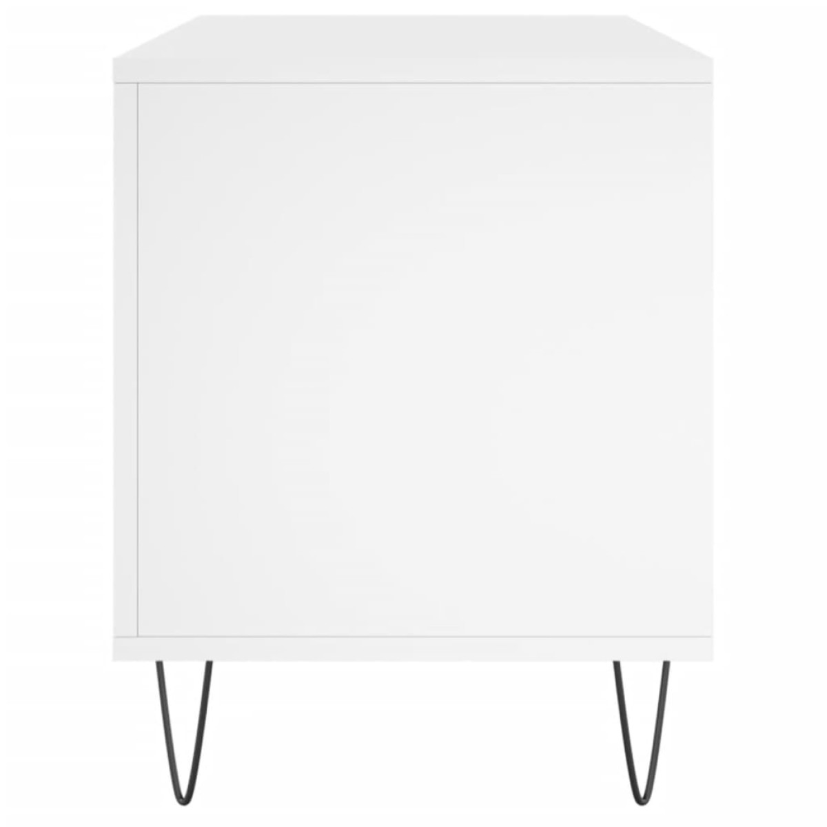 vidaXL Έπιπλο Δίσκων Λευκό 100 x 38 x 48 εκ. από Επεξεργασμένο Ξύλο