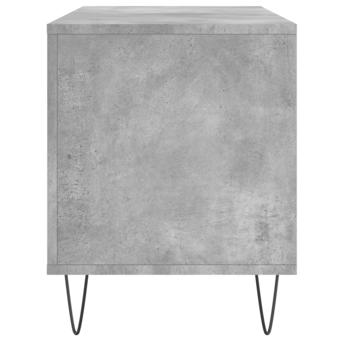 vidaXL Έπιπλο Δίσκων Γκρι Σκυροδέματος 100x38x48 εκ Επεξεργασμένο Ξύλο