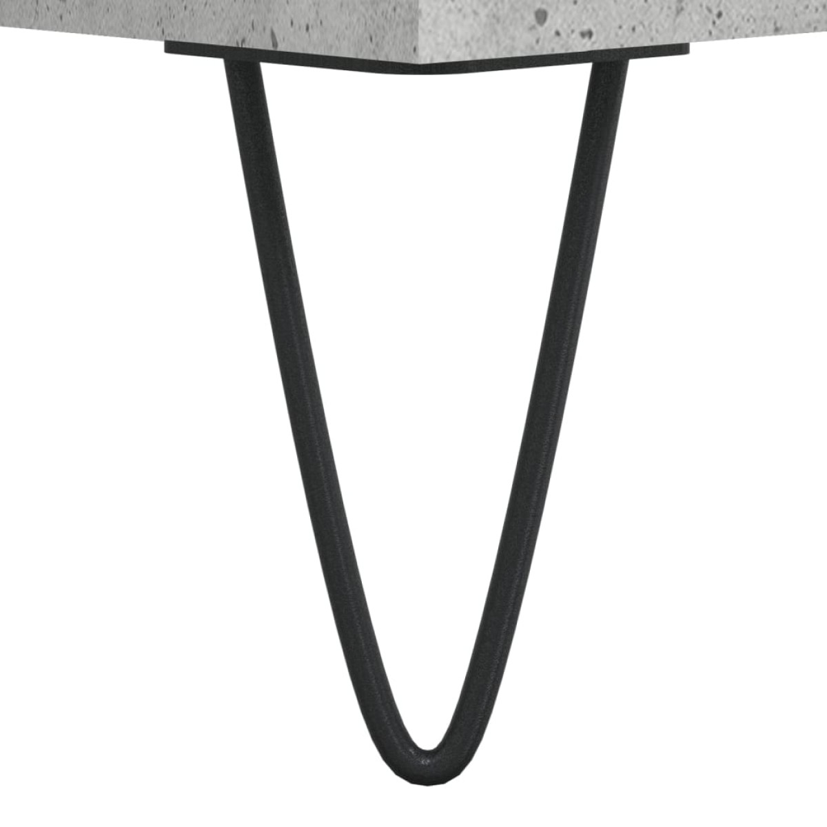 vidaXL Έπιπλο Δίσκων Γκρι Σκυροδέματος 100x38x48 εκ Επεξεργασμένο Ξύλο