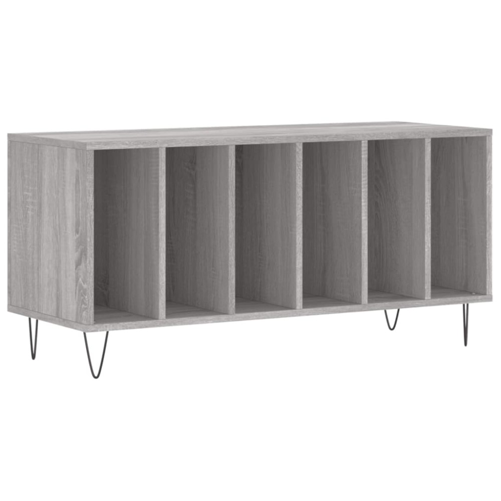 vidaXL Έπιπλο Δίσκων Γκρι Sonoma 100x38x48 εκ. από Επεξεργασμένο Ξύλο