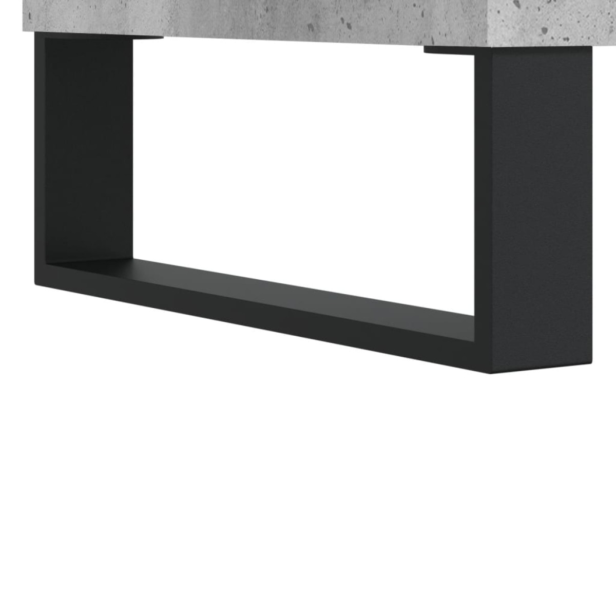 vidaXL Έπιπλο Δίσκων Γκρι Σκυροδέματος 100x38x48 εκ Επεξεργασμένο Ξύλο