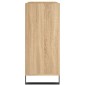vidaXL Δισκοθήκη Sonoma Δρυς 84,5 x 38 x 89 εκ. από Επεξεργασμένο Ξύλο