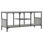 vidaXL Έπιπλο Τηλεόρασης Sonoma Γκρι 100x35x45 εκ. Επεξ. Ξύλο/Σίδερο
