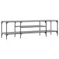 vidaXL Έπιπλο Τηλεόρασης Sonoma Γκρι 161x35x45 εκ. Επεξ. Ξύλο/Σίδερο