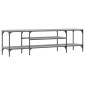 vidaXL Έπιπλο Τηλεόρασης Sonoma Γκρι 161x35x45 εκ. Επεξ. Ξύλο/Σίδερο