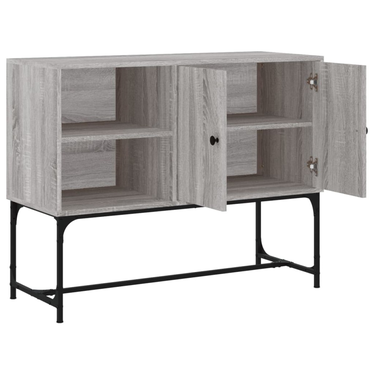 vidaXL Ντουλάπι Γκρι Sonoma 100x40x79,5 εκ. από Επεξεργασμένο Ξύλο