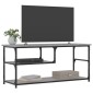 vidaXL Έπιπλο Τηλεόρασης Γκρι Sonoma 103x38x46,5 εκ. Επεξ. Ξύλο/Ατσάλι