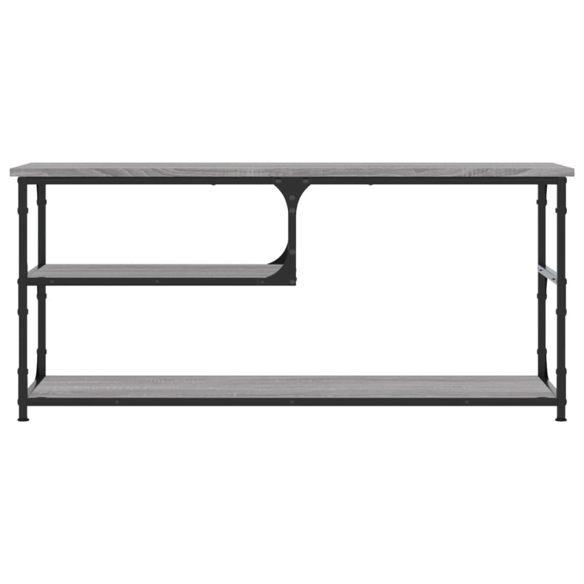 vidaXL Έπιπλο Τηλεόρασης Γκρι Sonoma 103x38x46,5 εκ. Επεξ. Ξύλο/Ατσάλι