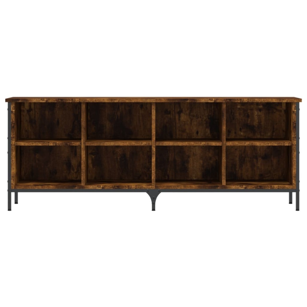vidaXL Παπουτσοθήκη Καπνιστή Δρυς 131 x 35 x 50 εκ. από Επεξεργ. Ξύλο
