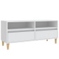 vidaXL Έπιπλο Τηλεόρασης Λευκό 100x34,5x44,5 εκ. Επεξεργασμένο Ξύλο