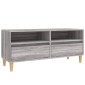vidaXL Έπιπλο Τηλεόρασης Γκρι Sonoma 100x34,5x44,5 εκ. Επεξεργ. Ξύλο