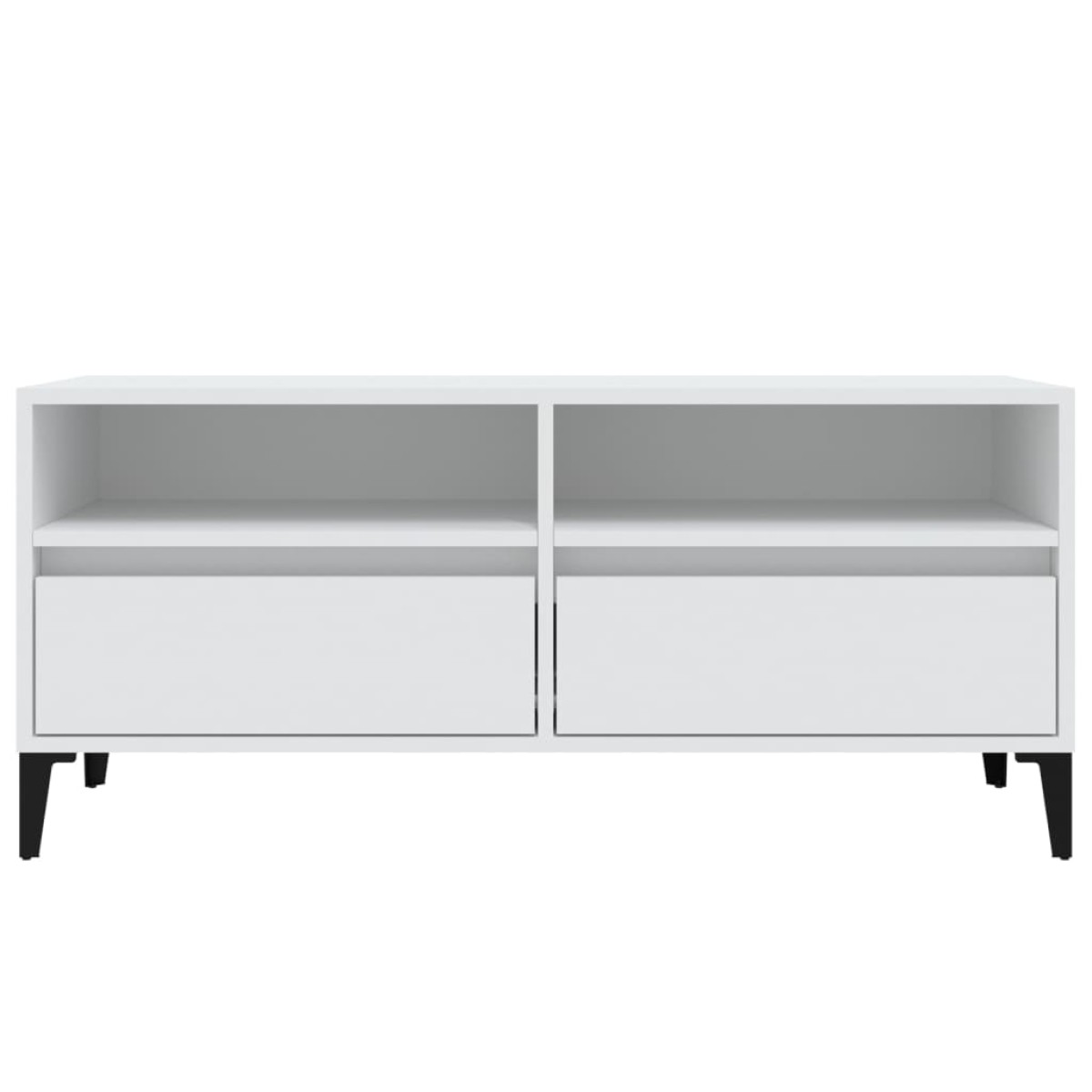 vidaXL Έπιπλο Τηλεόρασης Λευκό 100x34,5x44,5 εκ. Επεξεργασμένο Ξύλο