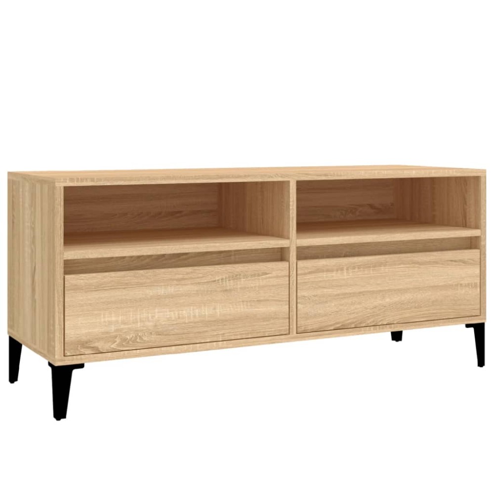 vidaXL Έπιπλο Τηλεόρασης Sonoma Δρυς 100 x 34,5 x 44,5 εκ. Επεξ. Ξύλο