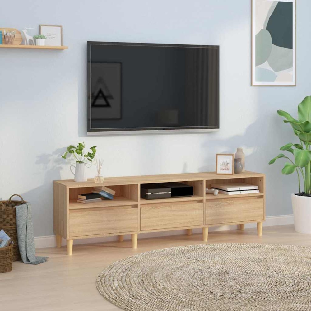 vidaXL Έπιπλο Τηλεόρασης Sonoma Δρυς 150x30x44,5 εκ. Επεξ. Ξύλο