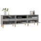 vidaXL Έπιπλο Τηλεόρασης Γκρι Σκυρ. 150x30x44,5 εκ. Επεξ. Ξύλο