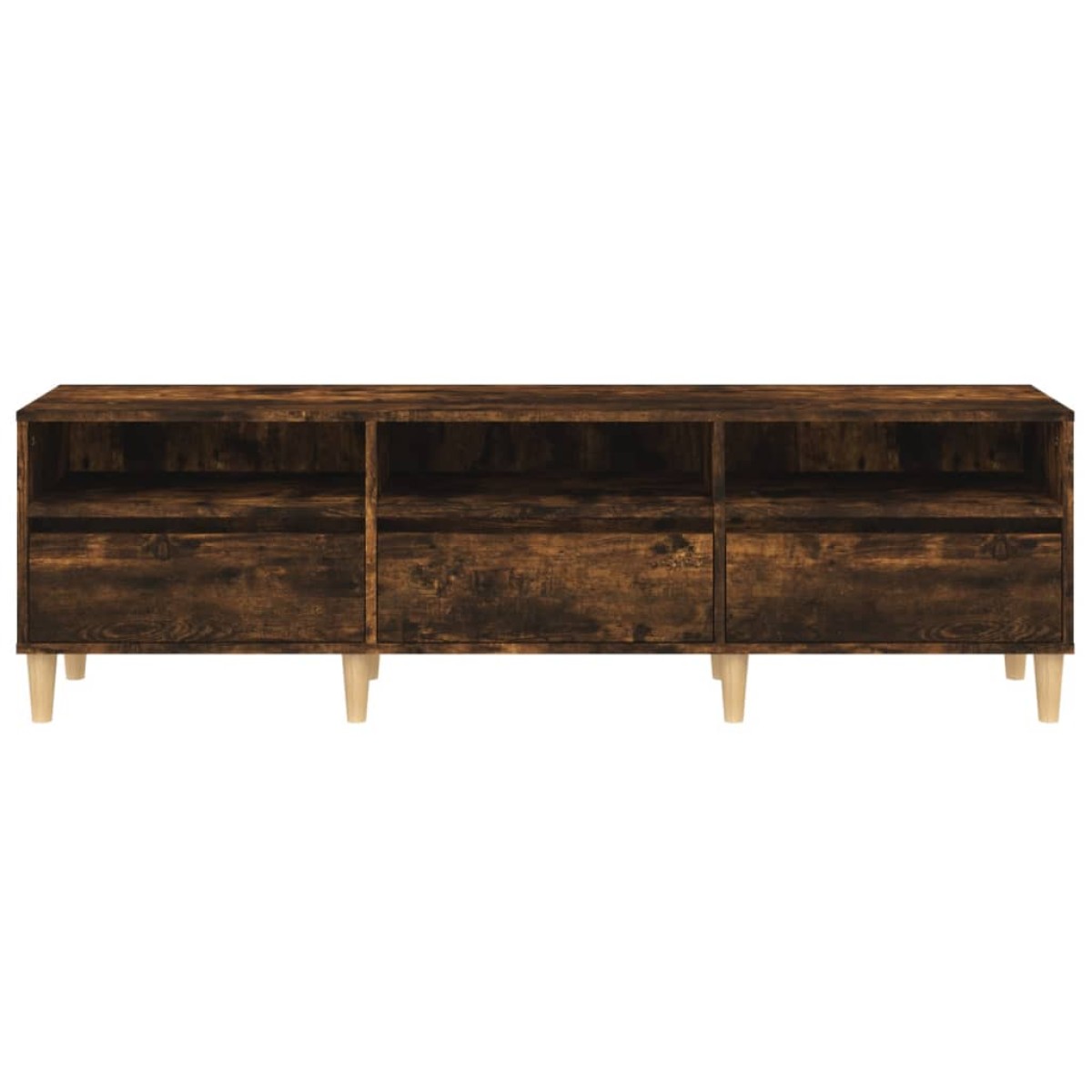 vidaXL Έπιπλο Τηλεόρασης Καπνιστή Δρυς 150x30x44,5 εκ. Επεξ. Ξύλο