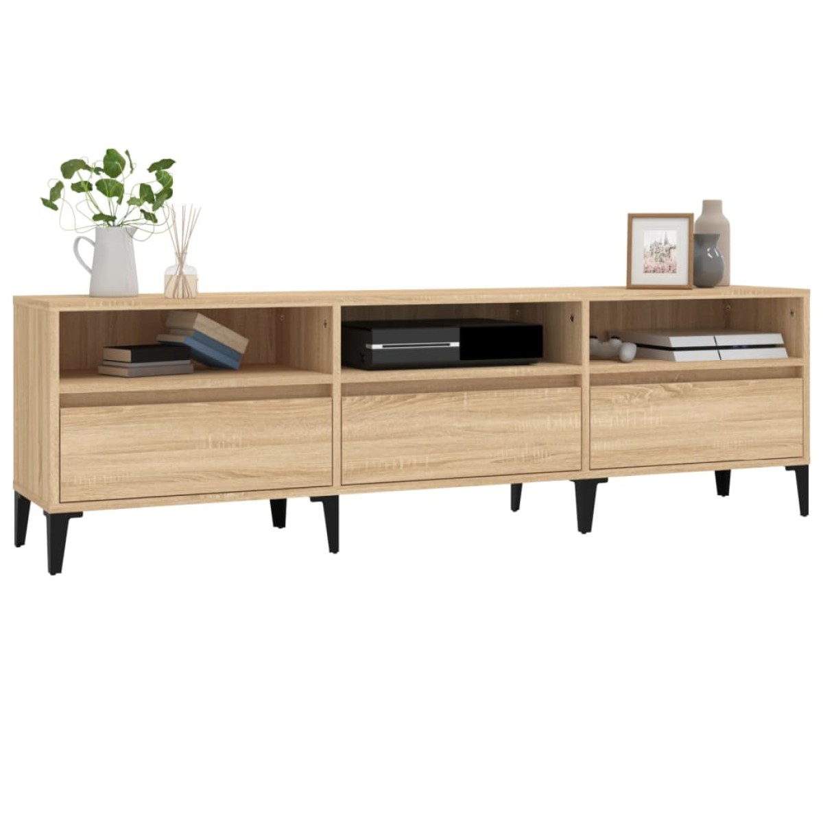 vidaXL Έπιπλο Τηλεόρασης Sonoma Δρυς 150x30x44,5 εκ. Επεξ. Ξύλο