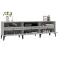vidaXL Έπιπλο Τηλεόρασης Γκρι Σκυρ. 150x30x44,5 εκ. Επεξ. Ξύλο