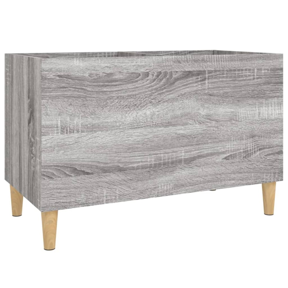vidaXL Δισκοθήκη Γκρι Sonoma 74,5 x 38 x 48 εκ. από Επεξεργασμένο Ξύλο