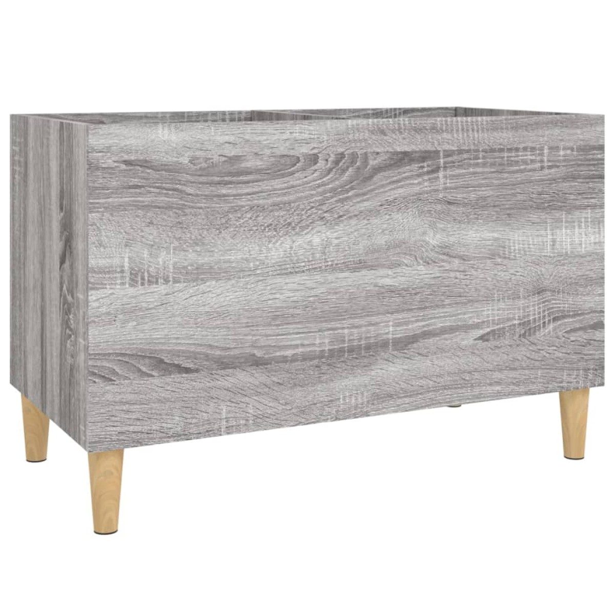 vidaXL Δισκοθήκη Γκρι Sonoma 74,5 x 38 x 48 εκ. από Επεξεργασμένο Ξύλο