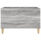 vidaXL Δισκοθήκη Γκρι Sonoma 74,5 x 38 x 48 εκ. από Επεξεργασμένο Ξύλο