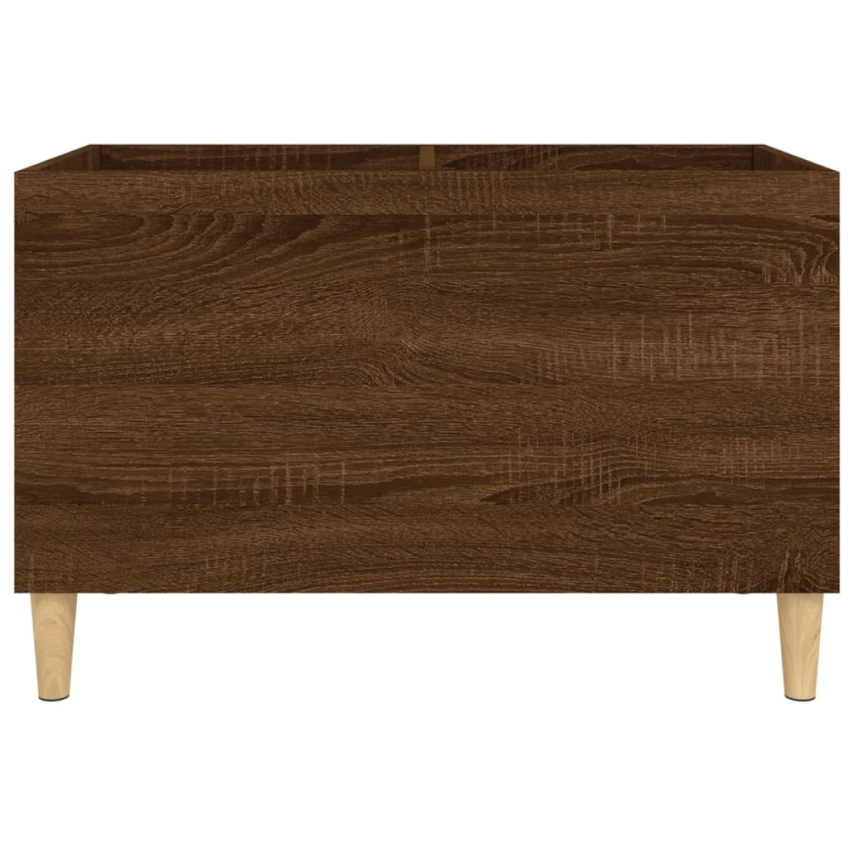 vidaXL Δισκοθήκη Καφέ Δρυς 74,5 x 38 x 48 εκ. από Επεξεργασμένο Ξύλο